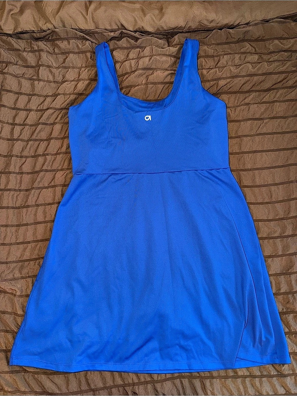 GapFit Active Tank Dress Women's Athletic Mini Dress Blue Medium